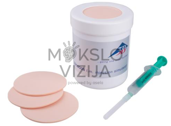 intramuskulinių injekcijų treniravimo pagalvėlės medicinos ir slaugos mokymams