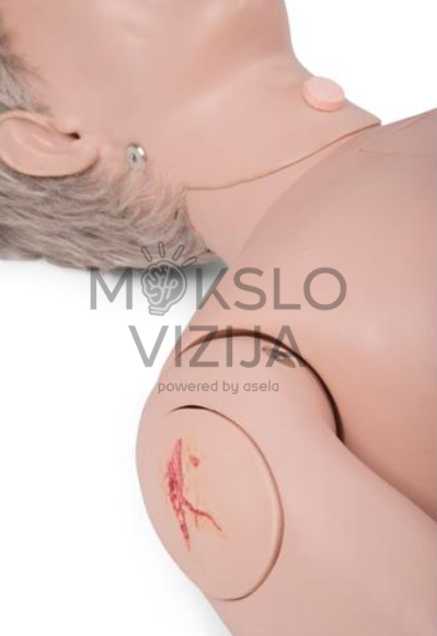 slaugos mokymo manekeno rankos žaizdos imitacija medicinos praktiniam mokymui