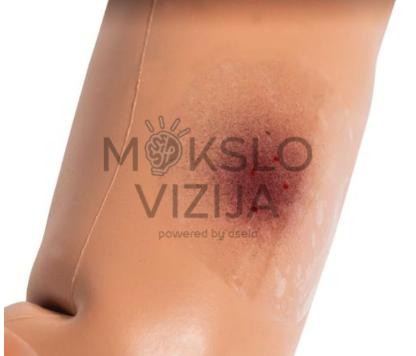 medicininio mokymo manekeno rankos traumos imitacija slaugos ir medicinos praktikai