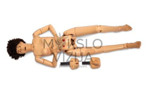medicinos mokymo paciento priežiūros manekenas su keičiamais anatominiais moduliais slaugos mokymams
