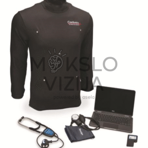 auskultacijos mokymo sistemos komplektas su stetoskopu ir kompiuteriu medicinos mokymams