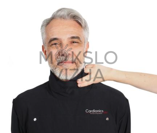 nešiojamas auskultacijos mokymo simuliatorius skirtas medicinos ir slaugos mokymams