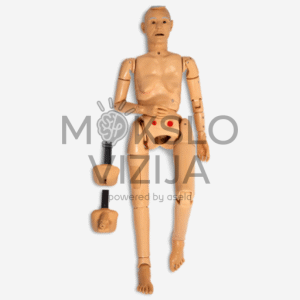 pilno kūno slaugos įgūdžių treniruoklis medicininis simuliacijos manekenas su keičiama vyro ir moters anatomija skirtas slaugos procedūrų mokymui