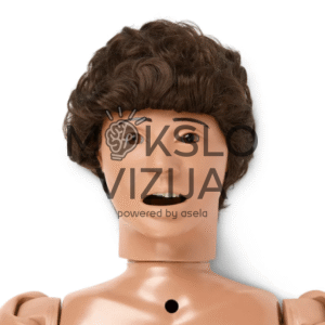 slaugos mokymo manekeno galvos modelis medicininės simuliacijos treniruoklis skirtas burnos ir kvėpavimo takų priežiūros procedūrų mokymui