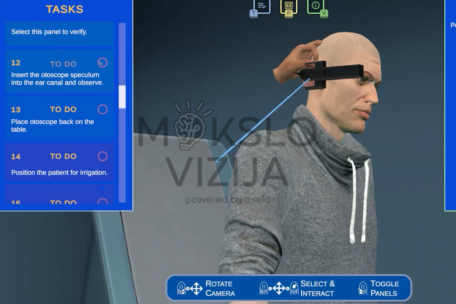 Papildytos ir virtualios realybės mokymo sistema skirta medicinos asistento įgūdžių lavinimui - Image 4