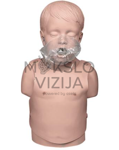Vaikiškas CPR manekenas 5 metų vaiko liemens modelis su kvėpavimo kauke gaivinimo mokymams