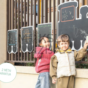 Lauko kreidinė lenta „Traukinys“