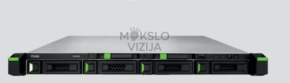 serverio tipo duomenų saugykla su diskų lizdais tinklo infrastruktūrai
