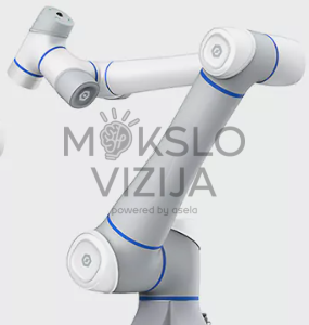 Pramoninis robotas su integruotu jėgos jutikliu tikslioms automatizavimo užduotims