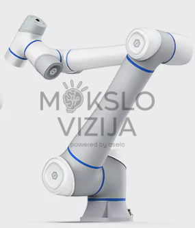 Pramoninis robotas su integruotu jėgos jutikliu tikslioms automatizavimo užduotims