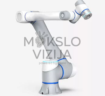 Pramoninis kolaboratyvus robotas su 20 kg keliamąja galia ir IP68 apsauga.