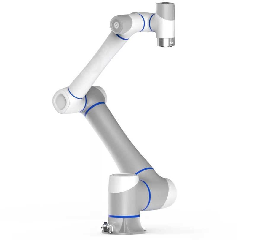 Pramoninis kolaboratyvus robotas su 10 kg keliamąja galia ir IP68 apsauga.