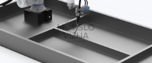 Magnetinis pagrindas robotinio suvirinimo įrangai.