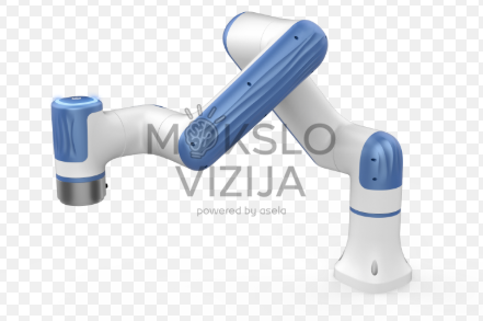 Kolaboratyvus robotas su 2 kg keliamąja galia.