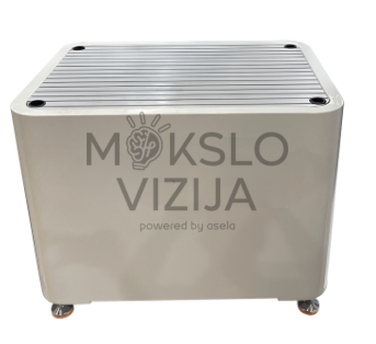 Mobili roboto platforma su uždaru korpusu.
