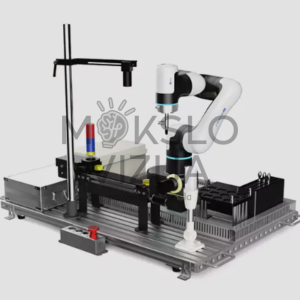 Universali robotikos mokymo platforma be PLC.
