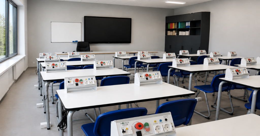 fizikos klasė įrenta mokslo vizijos