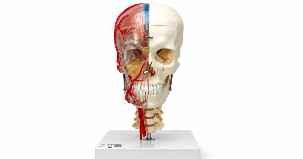 Anatominiai modeliai biologijos pamokose – žmogaus kaukolės modelis